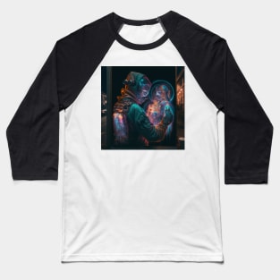 Cyberpunk City, Art in Light Baseball T-Shirt